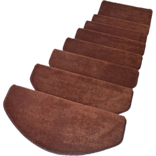 加厚木楼梯踏步垫子静音自粘防滑毛地毯家用纯色大理石瓷砖台阶贴