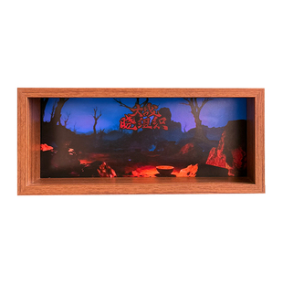 抽拉收纳相框展示用于泡泡玛特共鸣火影忍者疾风传系列大战晓组织