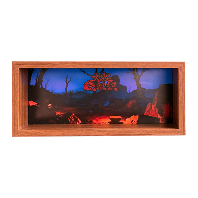 抽拉收纳相框展示用于泡泡玛特共鸣火影忍者疾风传系列大战晓组织