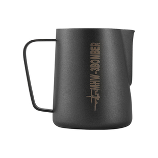 MHW-3BOMBER轰炸机圆嘴拉花缸 450/600ml不锈钢拉花杯 咖啡打奶缸