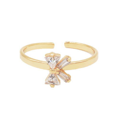 手作包金保色STANDii18K蝴蝶结