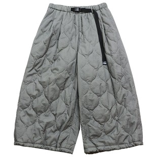 鹿与飞鸟“北海信使”冬季保暖绗棉两色七分裤/A字半裙7053/7057