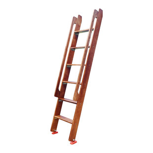 家用室内实木简易扶手梯子子母床宿舍上下铺梯子单卖阁楼登高踏步