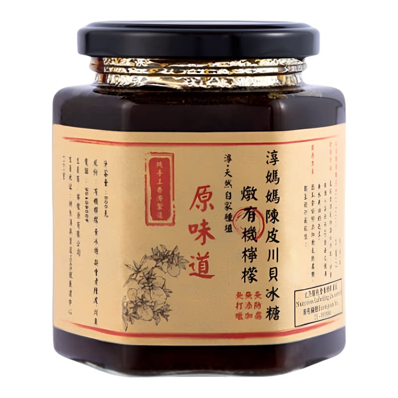 淳妈妈15年老陈皮川贝冰糖炖有机柠檬500g清香果蜜早茶养生茶冲泡