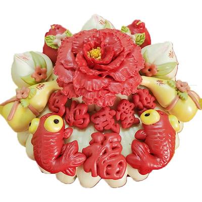 女士生日玫瑰花馍威海胶东花饽饽