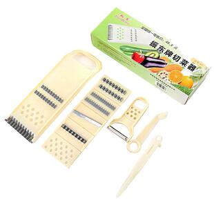 凤驰多功能切菜神器可插板土豆丝萝卜条厨房刨丝器去皮切片削皮刀