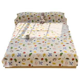 纯棉酒店隔脏睡袋单人双人旅睡宝外出差旅行床单被套便携式四件套