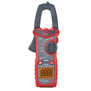 DE66D德力西电气交直流钳形万用表多功能高精度电流表电工钳流表