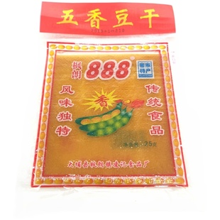 客家特产大埔豆干枫朗888豆腐干广东梅州豆腐皮五香麻辣豆皮零食