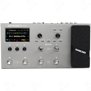sonicake matribox II Pro电吉他综合效果器贝斯鼓机伴奏声卡内录