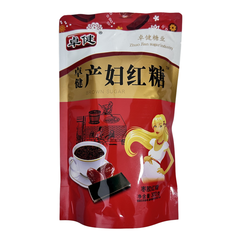 卓健枣胶红糖姜汁孕妇纯正益母