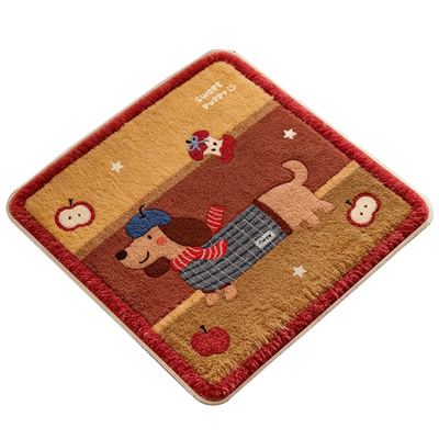 冬季保暖加厚毛绒餐椅垫