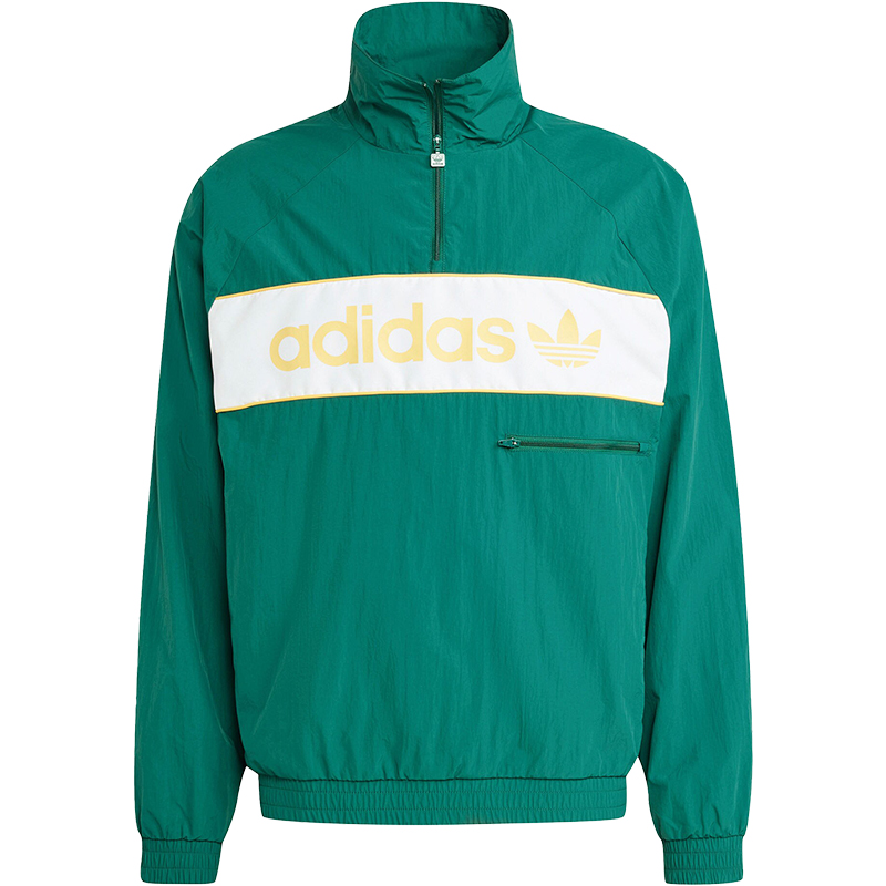 Adidas/阿迪达斯官方正品WINDBREAKER 男士半开襟梭织外套IS3318