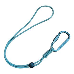 户外创意伞绳编织防盗钥匙扣防丢带锁弹簧挂绳铝合金扣钓鱼失手绳