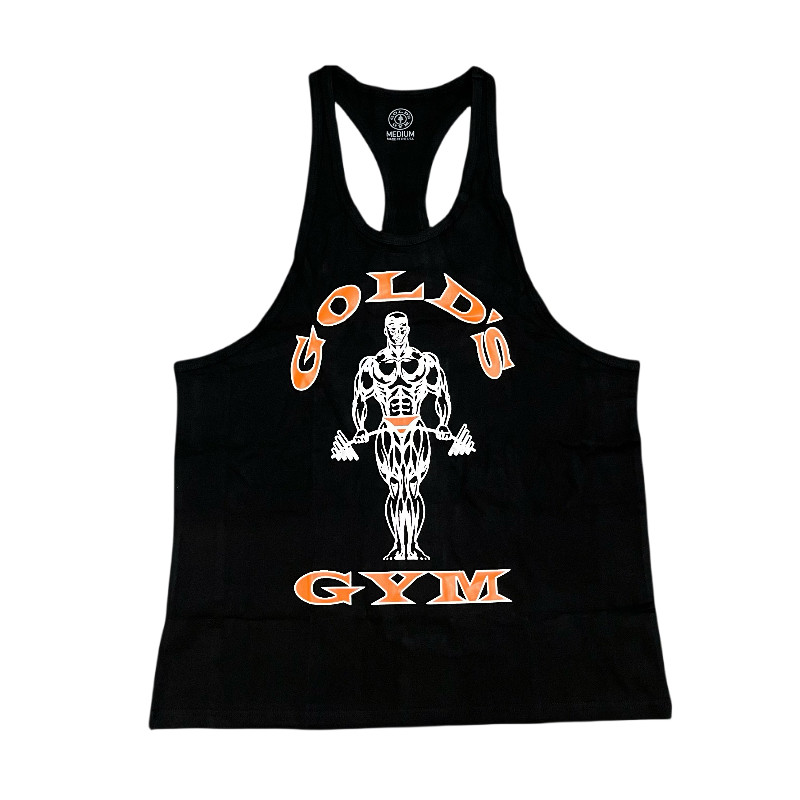 美国GOLDSGYM工字训练棉质背心