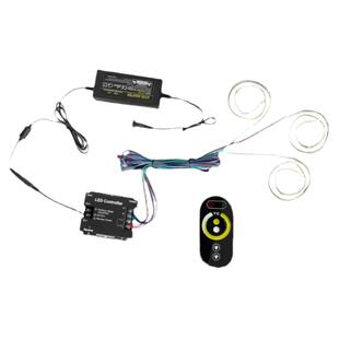 遥控可调色温餐边柜灯带玻璃手办展示柜酒柜橱柜氛围cob灯条自粘