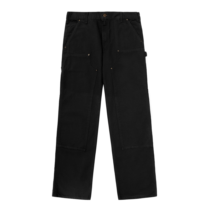 阿瞳牛社Carhartt卡哈特B136复古加厚帆布工装裤男直筒伐木裤新款