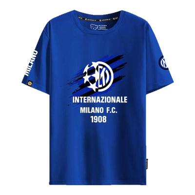 国际米兰队服足球迷服欧冠T恤