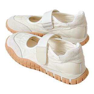 达芙妮运动玛丽珍鞋女2026新款春季透气凉鞋芭蕾单鞋魔术贴德训鞋