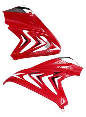 适用于本田CBR650R19-23改装二代车身鲨鱼鳍侧板外壳护盖导流罩
