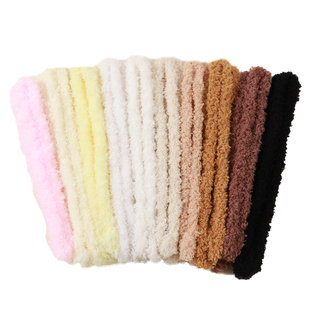 珊瑚绒扭扭棒小狗手工diy材料包狗狗大号粗毛绒配饰眼睛鼻子批发