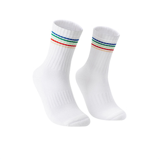 Wilson威尔胜官方ACE GIRL系列弹力袜单双装高腰百搭网球运动袜子