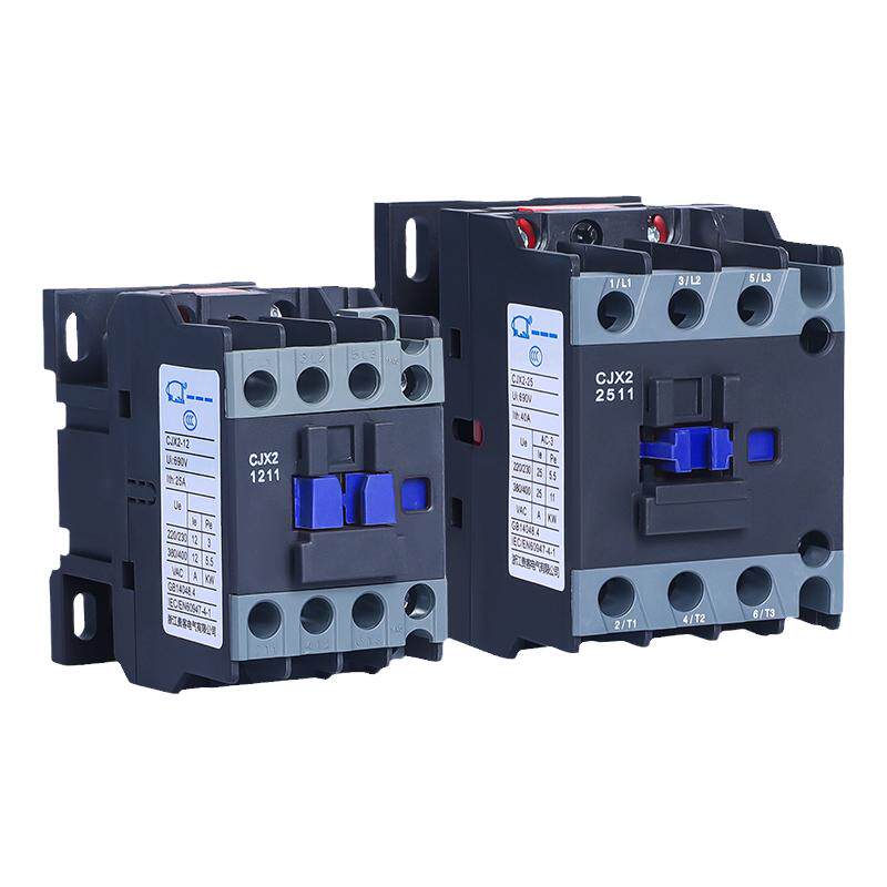 cjx2家用交流接触器9a 1211 1811 2511 3211三相单相380v220v36v