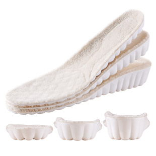 马丁靴保暖增高鞋垫女新款冬加绒隐形内增高靴子增高垫dr.martens