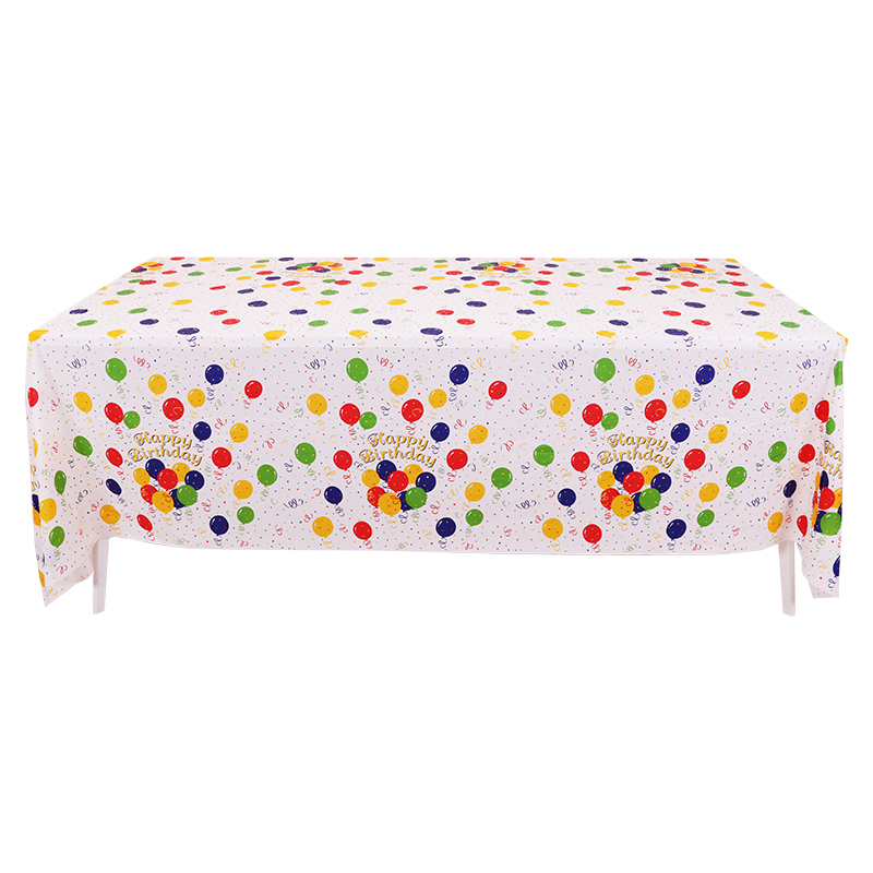 生日派对餐桌布宝宝满月百天布置场景儿童装饰创意女孩一次性用品