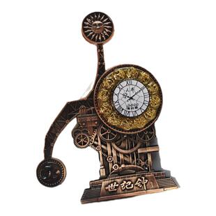 天津海鸥博物馆文创 金属旋转世纪钟冰箱贴 旅游纪念品收藏伴手礼