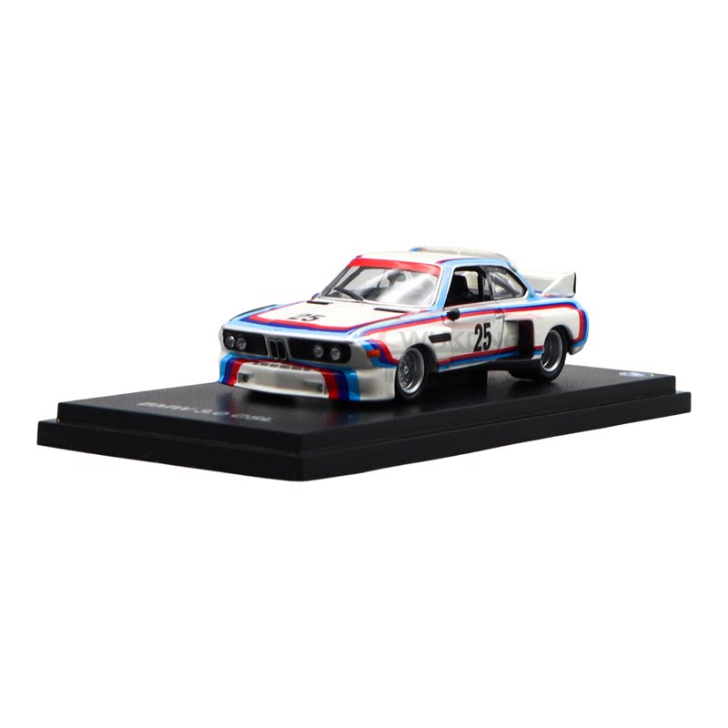 AR BOX 原厂 1/64 BMW 宝马 3.0 CSL 彩色合金赛车模型 摆件收藏