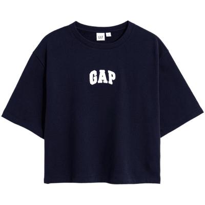 Gap女装LOGO运动休闲短袖