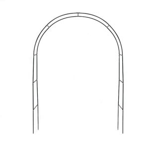 简易铁艺拱门花架月季爬藤架路引架子藤月葡萄丝瓜攀爬加固花支架