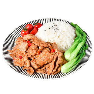 粮农湘辣小炒肉160g预制菜料理包外卖商用成品加热快餐盖浇饭批发