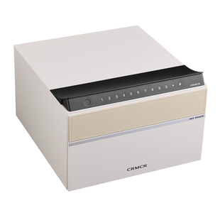 CRMCR卡唛保险柜家用抽屉式保险箱 已接入米家APP 2025新款指纹密码办公文件首饰双层收纳保管箱桌面入衣柜