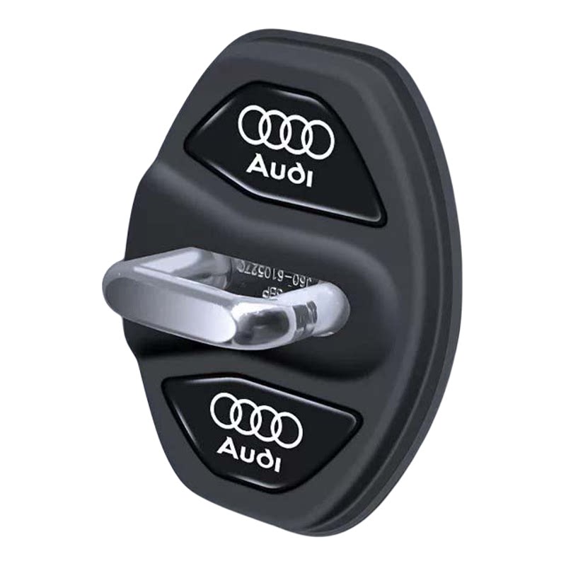 适用于奥迪门锁盖A6L/A4L/Q5L/A3/A5L/Q3汽车门锁盖减震保护套垫