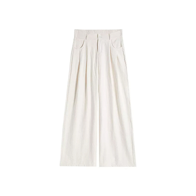 不愧是白色奶芙裤～好舒服还显瘦