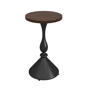 实木铁艺客厅落地式花盆架花架 边几沙发边角几 床头小圆桌茶几