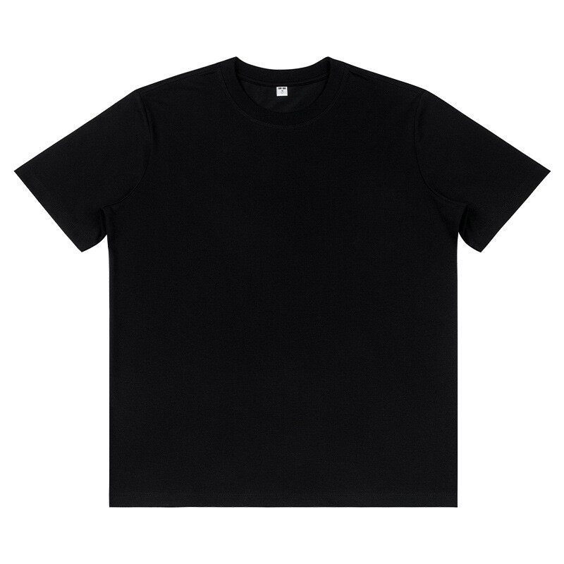 基本款T恤 凉感冰丝棉210g32支二本针圆领短袖t恤男女夏季T-shirt