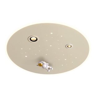新型儿童房星空led灯卧室护眼圆形灯家用款照明灯内嵌吸顶式灯具