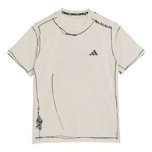 Adidas/阿迪达斯正品夏季男女透气宽松运动休闲针织跑步T恤KQ7840