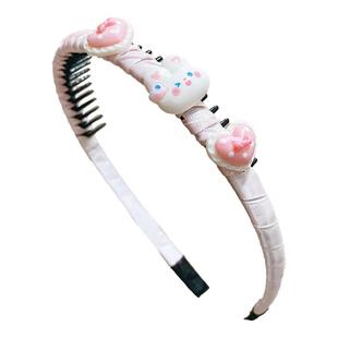 儿童发箍女童小女孩碎发整理神器宝宝卡通头箍洗脸不勒头发捆头饰