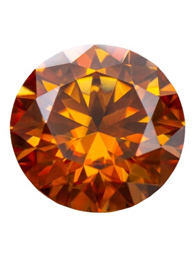 1克拉圆形D色彩色莫桑钻小厘石过钻笔碎钻裸石DIY戒面首饰品配石