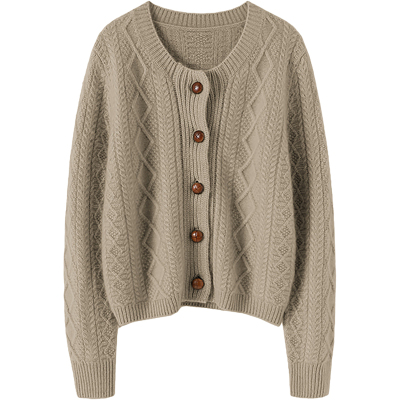 启超高端100%纯山羊绒衫