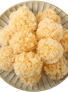 椴木小银耳干货野生糯银耳羹即食冲泡易出胶雪白木耳无硫炖煮新鲜