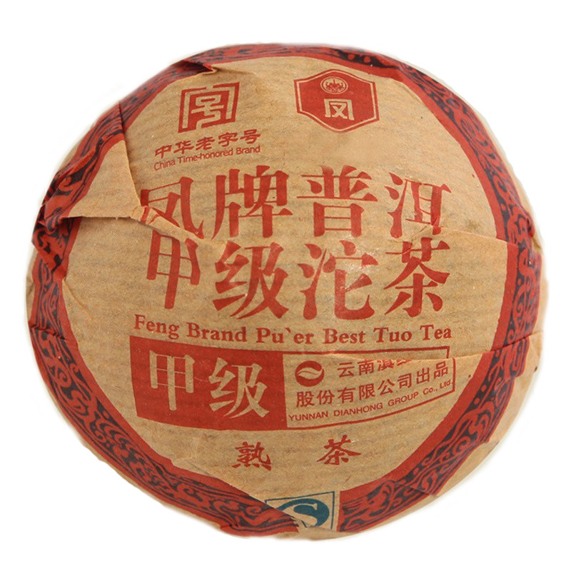 凤牌甲级普洱茶临沧陈香顺滑