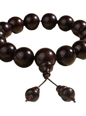 五台山天然老料小叶紫檀葫芦手串