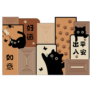 入户门地垫门口进门专用脚垫家用室外门外垫子室内用出入平安地毯