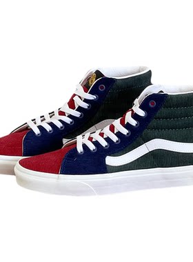 VANS范斯男女SK8HI灯芯绒板鞋