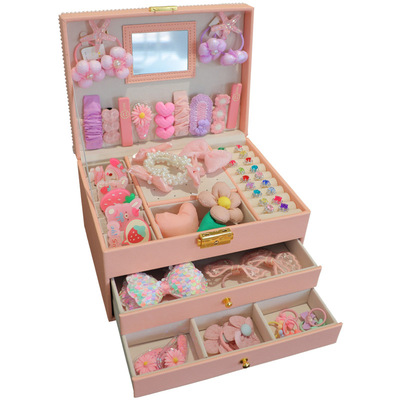 可爱大容量头饰收纳首饰盒
